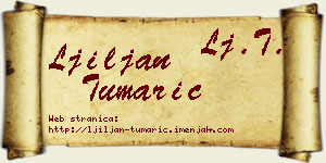Ljiljan Tumarić vizit kartica
